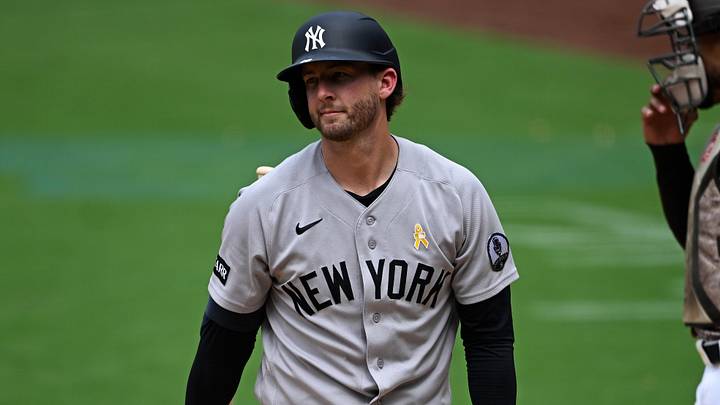 New York Yankees third baseman Ryan McMahon New York Yankees third baseman Ryan McMahon
