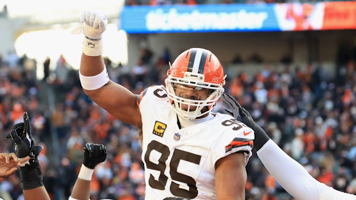 Cleveland Browns defensive end Myles Garrett Cleveland Browns defensive end Myles Garrett