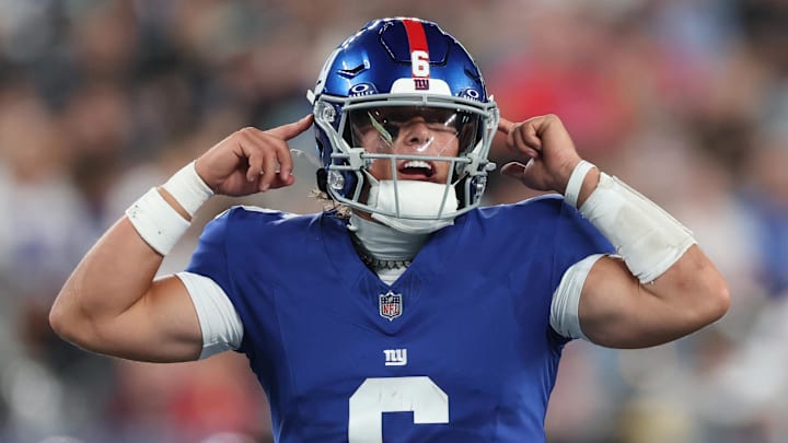 New York Giants quarterback Jaxson Dart 