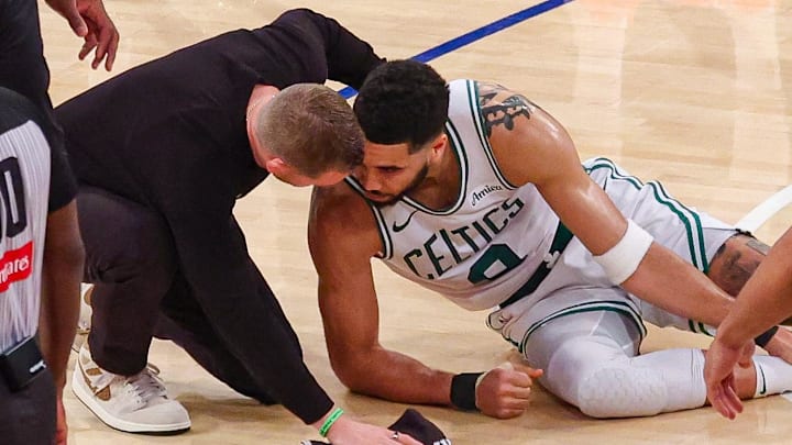 Boston Celtics, Jayson Tatum, Jayson Tatum injury, New York Knicks, Game 4