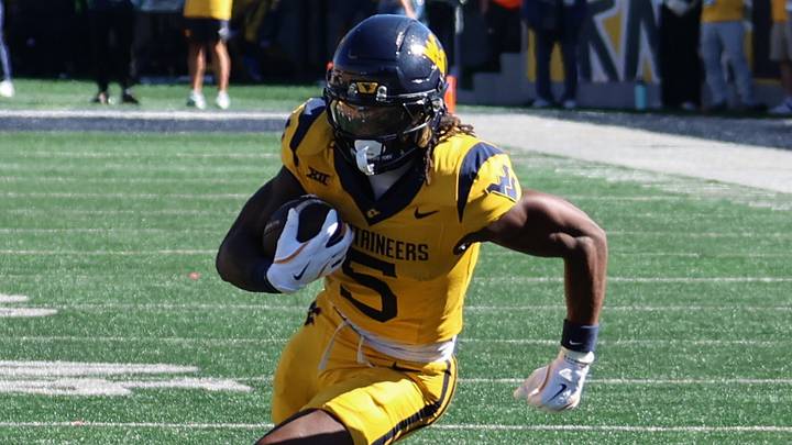West Virginia University receiver Jaden Bray West Virginia University receiver Jaden Bray