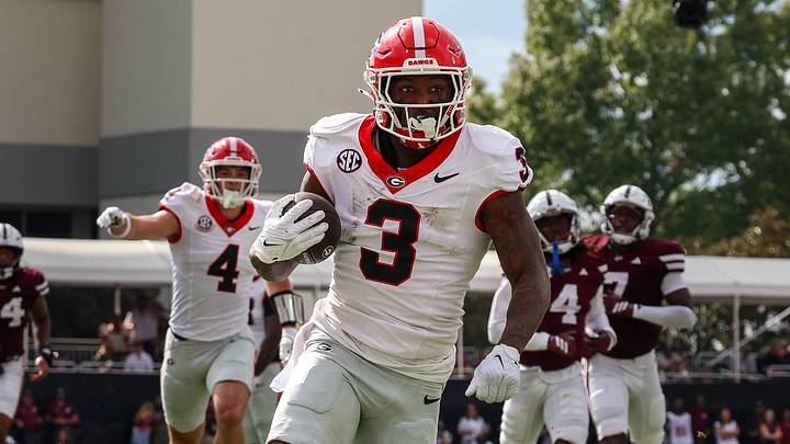 Georgia Football RB Nate Frazier.