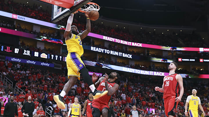 LeBron James y Los Angeles Lakers intentarán barrero a los Houston Rockets en esta primera ronda de los Playoffs de la NBA 2026