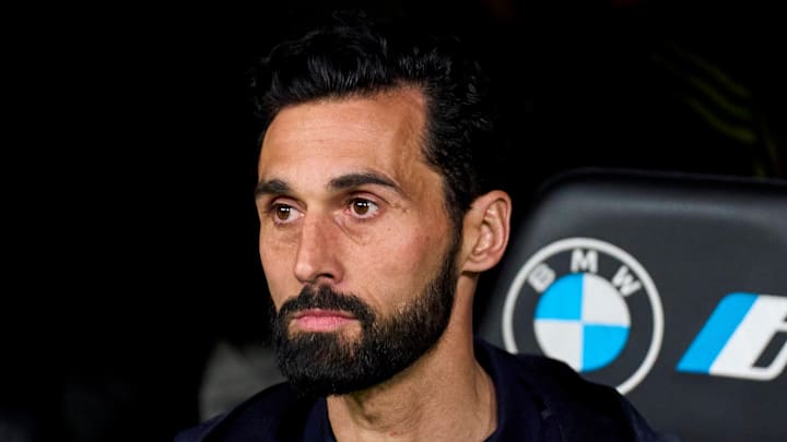 Alvaro Arbeloa looks on