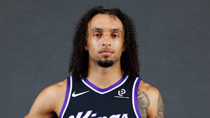 Sep 29, 2025; Sacramento, CA, USA; Sacramento Kings guard Devin Carter (22) during media day at Golden 1 Center. Mandatory Credit: Sergio Estrada-Imagn Images Sep 29, 2025; Sacramento, CA, USA; Sacramento Kings guard Devin Carter (22) during media day at Golden 1 Center. Mandatory Credit: Sergio Estrada-Imagn Images