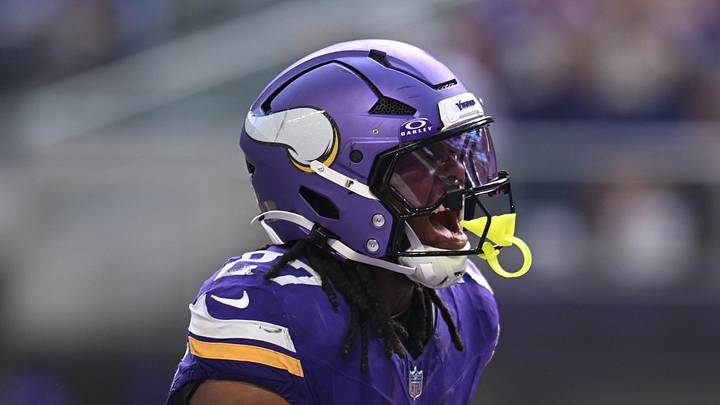 Minnesota Vikings running back Jordan Mason