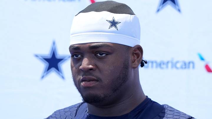 Dallas Cowboys offensive lineman Tyler Smith Dallas Cowboys offensive lineman Tyler Smith