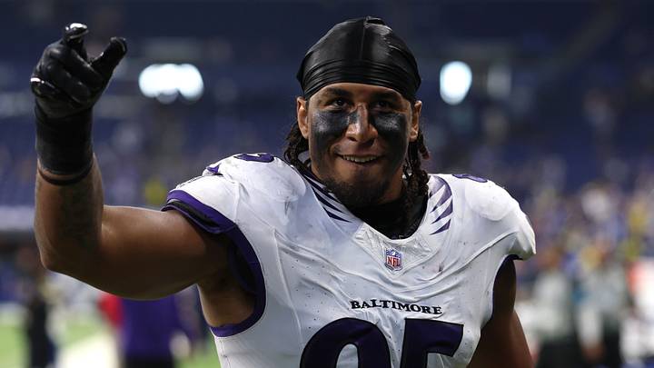Baltimore Ravens linebacker Tavius Robinson Baltimore Ravens linebacker Tavius Robinson
