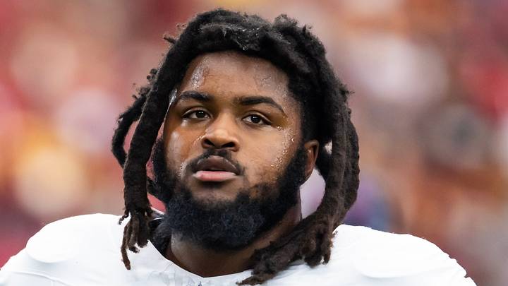 Washington Commanders defensive lineman Johnny Newton 