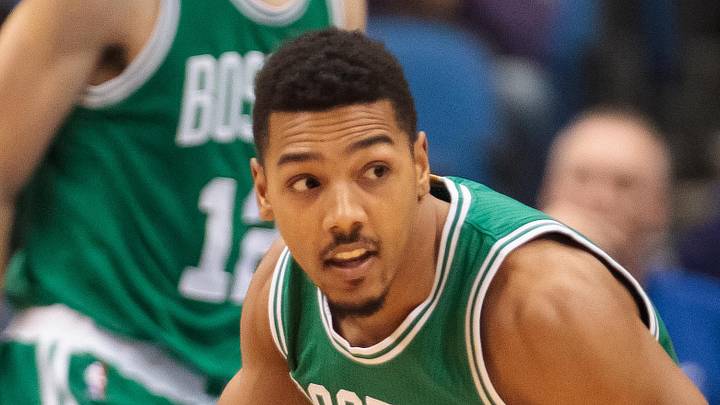 Jan 28, 2015; Minneapolis, MN, USA; Boston Celtics guard Phil Pressey (26) dribbles in the third quarter against the Minnesota Timberwolves at Target Center. The Minnesota Timberwolves beat the Boston Celtics 110-98. Mandatory Credit: Brad Rempel-USA TODAY Sports Jan 28, 2015; Minneapolis, MN, USA; Boston Celtics guard Phil Pressey (26) dribbles in the third quarter against the Minnesota Timberwolves at Target Center. The Minnesota Timberwolves beat the Boston Celtics 110-98. Mandatory Credit: Brad Rempel-USA TODAY Sports