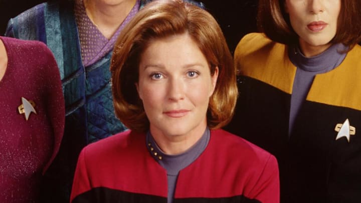 Kate Mulgrew as Captain Kathryn Janeway. Janeway will be featured as an action figure in the second wave of Nacelle Star Trek toys.