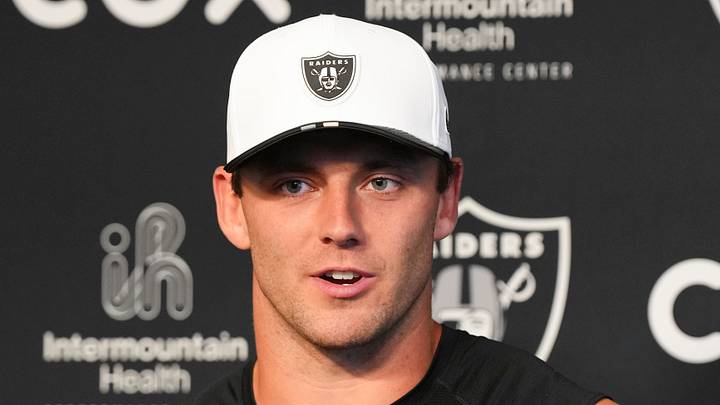 May 28, 2026; Henderson, NV, USA; Las Vegas Raiders tight end Brock Bowers (89) speaks during a news conference during organized team activities at Intermountain Health Performance Center. Mandatory Credit: Candice Ward-Imagn Images May 28, 2026; Henderson, NV, USA; Las Vegas Raiders tight end Brock Bowers (89) speaks during a news conference during organized team activities at Intermountain Health Performance Center. Mandatory Credit: Candice Ward-Imagn Images