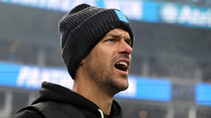 Carolina Panthers head coach Dave Canales Carolina Panthers head coach Dave Canales