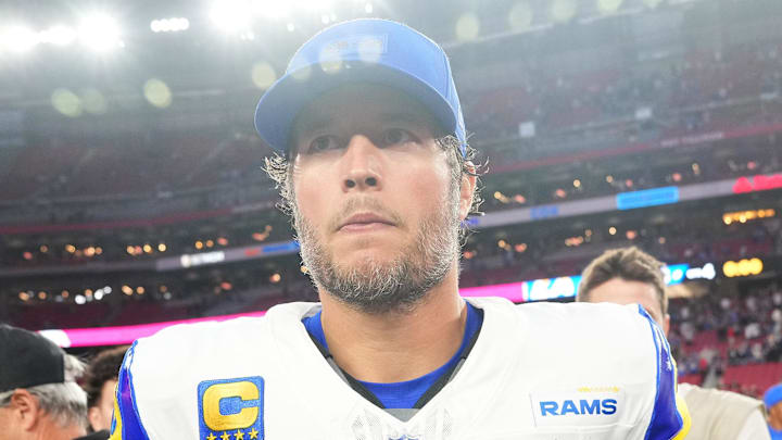Los Angeles Rams quarterback Matthew Stafford.