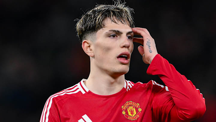 Alejandro Garnacho was unhappy with his usage in the Europa League final loss.