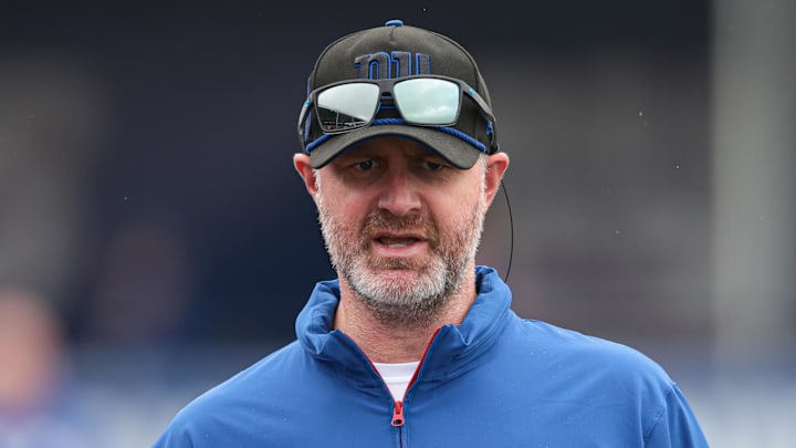 New York Giants defensive coordinator Shane Bowen New York Giants defensive coordinator Shane Bowen