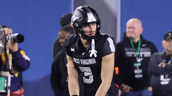 West Virginia University receiver Hudson Clement West Virginia University receiver Hudson Clement