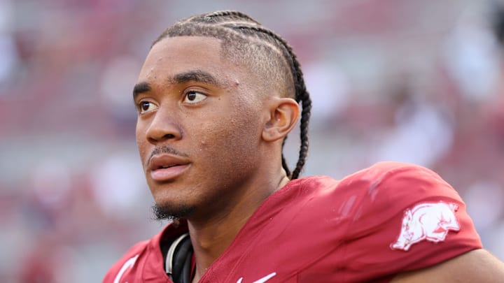 Arkansas Razorbacks quarterback Taylen Green