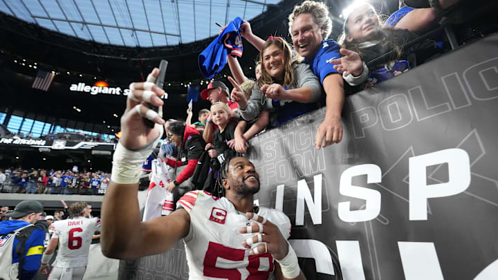 New York Giants inside linebacker Bobby Okereke