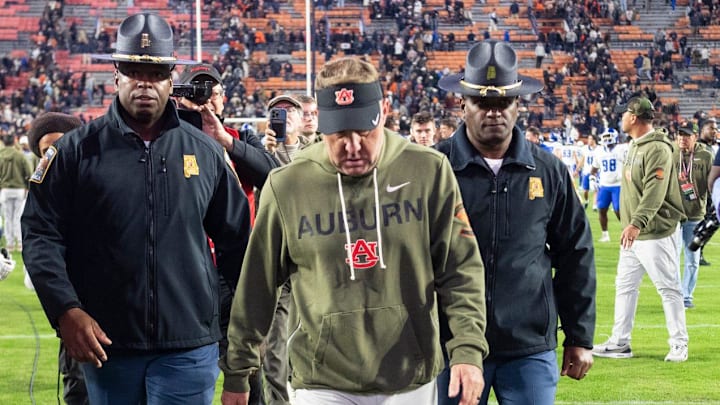 Auburn Tigers head coach Hugh Freeze was fired midway through his third season. Auburn Tigers head coach Hugh Freeze was fired midway through his third season.