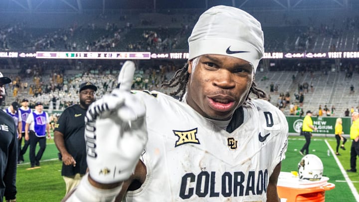 Hunter’s two-way stardom is unheard of in modern football.