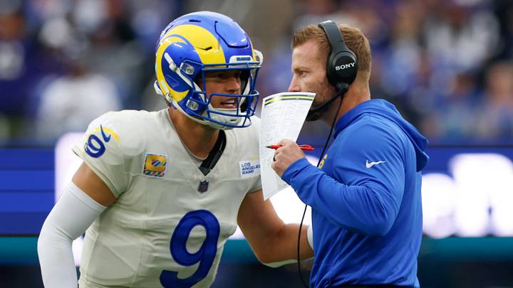 Rams coach Sean McVay on quarterback Matthew Stafford: “There’s no player that’s had a bigger impact on the enjoyment, the perspective and the gratitude I have for what a blessing it is to coach and to work with so many special players.” Rams coach Sean McVay on quarterback Matthew Stafford: “There’s no player that’s had a bigger impact on the enjoyment, the perspective and the gratitude I have for what a blessing it is to coach and to work with so many special players.”