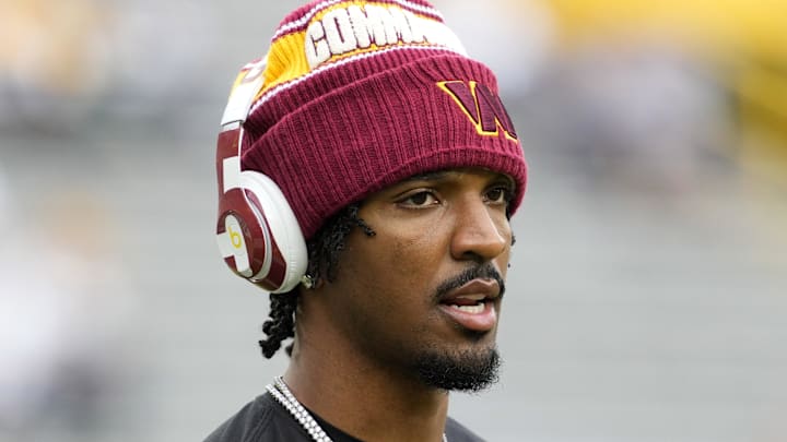 Washington Commanders quarterback Jayden Daniels 