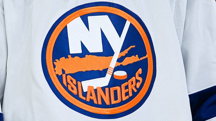 Feb 26, 2026; Montreal, Quebec, CAN; View of a New York Islanders logo on a jersey worn by a member of the team during the third period at Bell Centre. Mandatory Credit: David Kirouac-Imagn Images Feb 26, 2026; Montreal, Quebec, CAN; View of a New York Islanders logo on a jersey worn by a member of the team during the third period at Bell Centre. Mandatory Credit: David Kirouac-Imagn Images