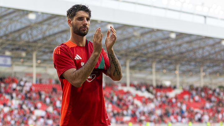 Dominik Szoboszlai im Einsatz für Ungarn