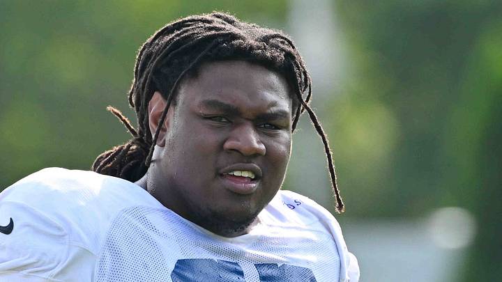 Indianapolis Colts guard Jalen Farmer Indianapolis Colts guard Jalen Farmer