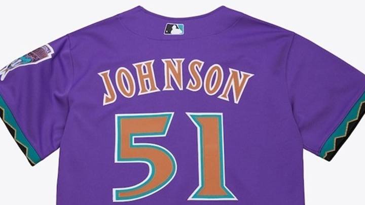 Randy Johnson Arizona Diamondbacks 2000 Authentic Throwback Jersey.