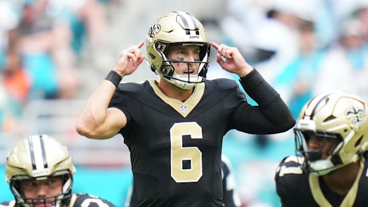 New Orleans Saints quarterback Tyler Shough