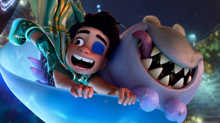 ALIEN BONDS – Elio (voice of Yonas Kibreab), a space fanatic with an active imagination, finds himself on a cosmic misadventure where he must form new bonds with eccentric alien lifeforms, eccentric alien lifeforms, including Glordon (voice of Remy Edgerly), a tender-hearted princeling. Directed by Madeline Sharafian, Domee Shi and Adrian Molina, and produced by Mary Alice Drumm, Disney and Pixar’s “Elio” releases in theaters June 20, 2025. © 2025 Disney/Pixar. All Rights Reserved.