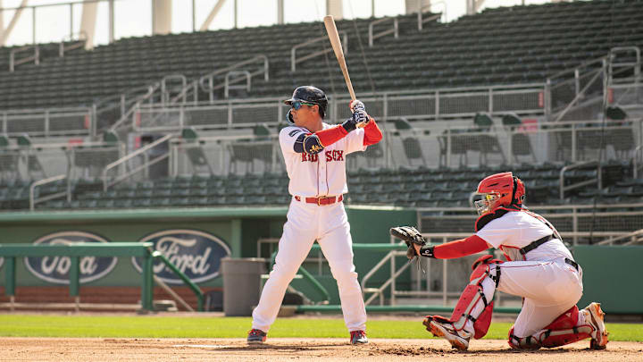 Boston Red Sox outfielder Masataka Yoshida