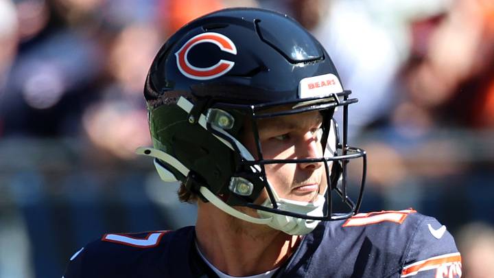 Chicago Bears quarterback Tyson Bagent