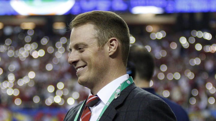 Alabama Crimson Tide former quarterback Greg McElroy Alabama Crimson Tide former quarterback Greg McElroy