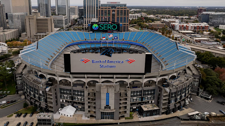 Los Carolina Panthers disputan sus juegos en el Bank of America Stadium