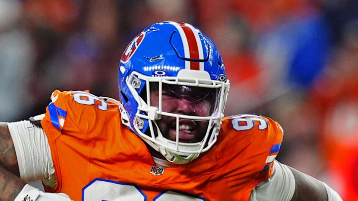 Denver Broncos defensive end Eyioma Uwazurike Denver Broncos defensive end Eyioma Uwazurike