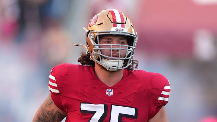 San Francisco 49ers guard Connor Colby (75) San Francisco 49ers guard Connor Colby (75)