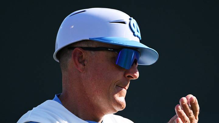 Jun 5, 2026; Chapel Hill, NC, USA; North Carolina Tar Heels head coach Scott Forbes reacts during the seventh inning against the USC Trojans at Boshamer Stadium. Mandatory Credit: Zachary Taft-Imagn Images Jun 5, 2026; Chapel Hill, NC, USA; North Carolina Tar Heels head coach Scott Forbes reacts during the seventh inning against the USC Trojans at Boshamer Stadium. Mandatory Credit: Zachary Taft-Imagn Images