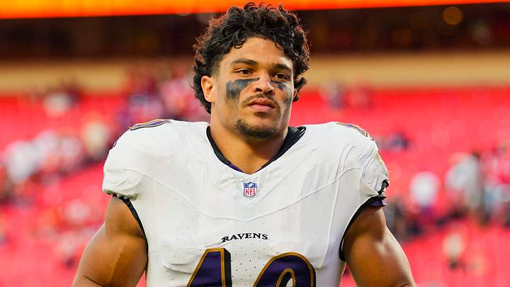 Baltimore Ravens linebacker Teddye Buchanan Baltimore Ravens linebacker Teddye Buchanan