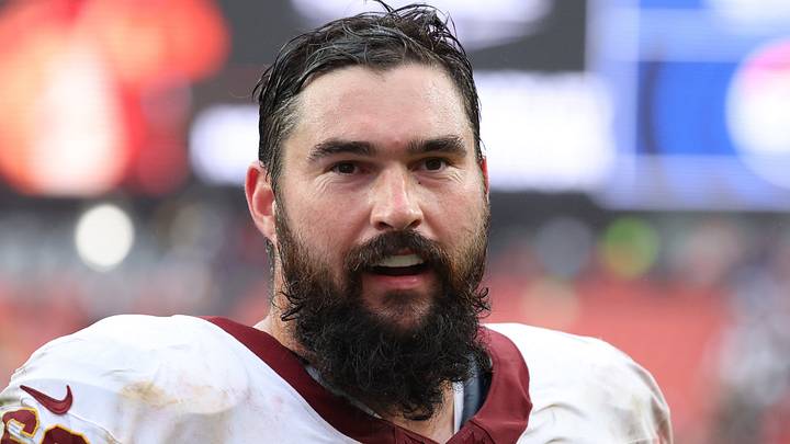 Washington Commanders offensive lineman Lucas Patrick