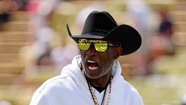 Sep 12, 2026; Boulder, Colorado, USA; Colorado Buffaloes head coach Deion Sanders before the game against Weber State at Folsom Field. Mandatory Credit: Ron Chenoy-Imagn Images Sep 12, 2026; Boulder, Colorado, USA; Colorado Buffaloes head coach Deion Sanders before the game against Weber State at Folsom Field. Mandatory Credit: Ron Chenoy-Imagn Images