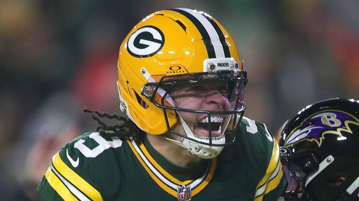 Green Bay Packers wide receiver Christian Watson