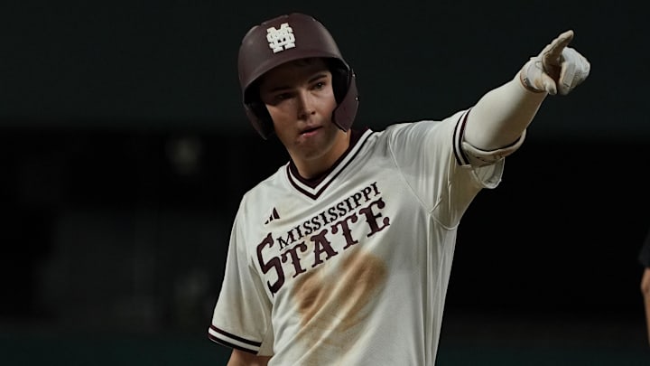 UCLA Bruins against Mississippi State Bulldogs during the Amegy Bank College Baseball Series at Globe Life Field.