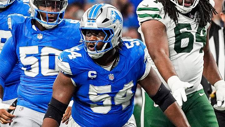 Detroit Lions defensive lineman Alim McNeill (54). Detroit Lions defensive lineman Alim McNeill (54).