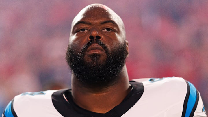 Carolina Panthers defensive lineman A'Shawn Robinson Carolina Panthers defensive lineman A'Shawn Robinson
