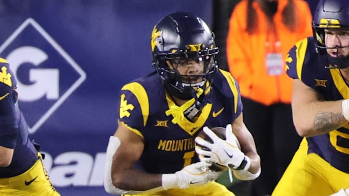 West Virginia University running back Jahiem White.