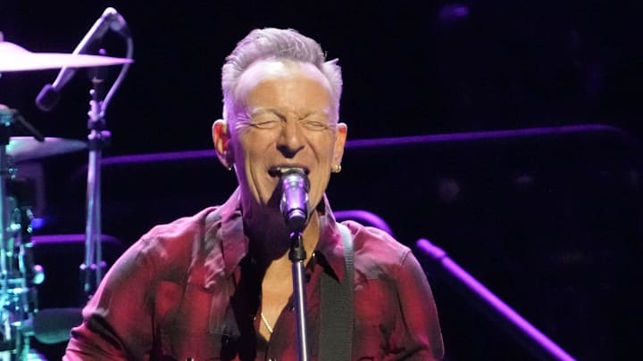 Bruce Springsteen and the E Street Band perform