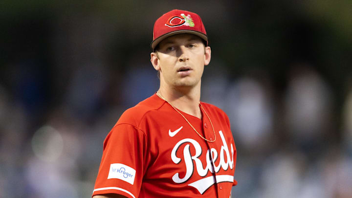 Cincinnati Reds pitcher Nick Lodolo against the Los Angeles Dodgers
